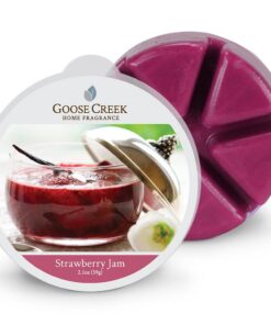 Goose Creek Strawberry Jam Wax Melt, rot, Zuckersirupdüfte für Wohnzimmerschönheit, Familien, Traditionelle Süßigkeitend