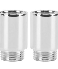 Edelstahl Duscharm Verlängerungen chromiert für moderne Badezimmer, 5,1 cm/2in Rohrverlängerung