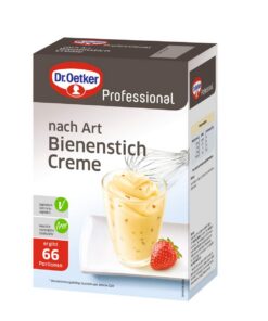 Dr. Oetker Professional Dessertcreme nach Art Bienenstich - perfect für Desserts mit intensivem Geschmack - Ideal für pr