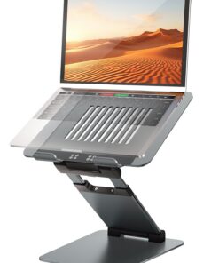 Laptop Ständer Global Recycled Standard - Hoch Höhenverstellbar für Im Stehen Arbeiten, Reduzieren Sie Nackenschmerzen f