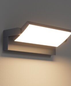 Klighten 45W Außenwandleuchte Wasserdicht IP65 für Eingang und Terrasse, Warmweiß 3000K, Anthrazit, 3480 Lumen