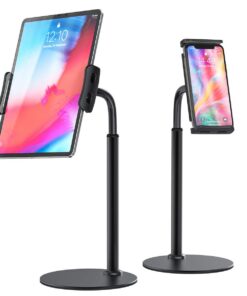 Tablet Ständer - Höhenverstellbarer Halter mit stabilen Beinen für Professionals im Büro und Studierende - iPad+/Samsung
