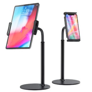 Tablet Ständer - Höhenverstellbarer Halter mit stabilen Beinen für Professionals im Büro und Studierende - iPad+/Samsung