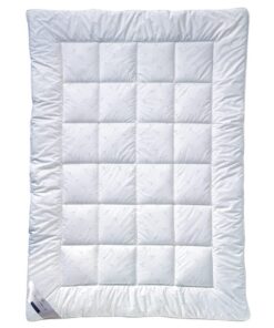Billerbeck Faser Bettdecke E21 King - Weiss - Winterdecke Wärmestufe warm, 135 x 200 cm, mit Aloe Vera veredelt