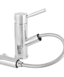 Welfenstein WTA-33 Wasserhahn ausziehbar für Badeszenen Comfortable Brauseschlauch | Welfenstein Waschtischarmatur WTA-