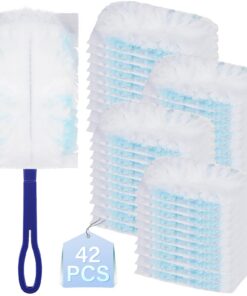 Staubmagnet 42 Stück für Swiffer, Elektrischer Staubwischer Haushalt & Schule