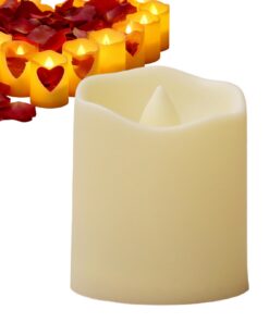 Batteriebetriebene Kerzen für Weihnachten und Party | elektrisches Teelicht für Hochzeit und Urlaub | flammenlose LED-K