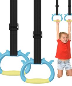 Grapelet Kinder Verstellbare Gymnastikringe für Ziehdynamik Training zu Hause