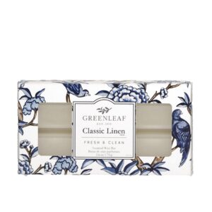 Greenleaf Classic Linen Fresh & Clean Wax Bar für Einheimische im Haus der Reinigung 73g Greenleaf Classic Linen Fresh &