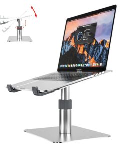 Rseuphiee Laptop Ständer Höhe/Winkel einstellbar Aluminum 360° drehbar für Notebook (10-16Zoll)