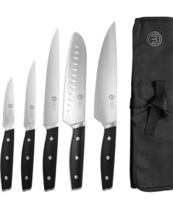 MasterChef Küchenmesser Set für Profis mit Kochmesser, Santoku Messer, Fleischmesser, Gemüsemesser, Allzweckmesser und M