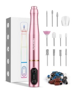 Nagelfräser Heartyfly für Gelnägel | Kabellos, USB-Aufladbar, 3 Geschwindigkeitsstufen | Maniküre & Pediküre