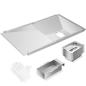 Wanchao Dyna Glo Nexgrill Expert Grill Kenmore Charbroil BHG Gasgrill Fettwanne Auffangwanne Folien Fettansatz verstellb