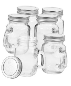 Kleine Mason Jar Glas 120 Ml Robust Mit Luftdichtem Deckel Vielseitig Für Desserts Outdoor KompaktFürReisen
