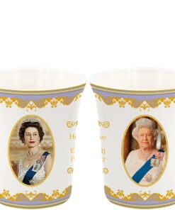 Die Leonardo Collection Her Majesty Queen Elizabeth II LP18204 Weiß Porzellantassen für-collection