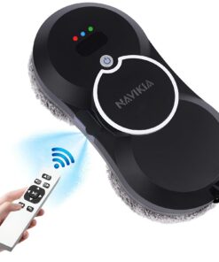 NAVIKIA Fensterputzroboter mit Sprühfunktion für inneneinrichtung | NAVIKIA 5600PA Saugleistung Fensterreiniger Roboter