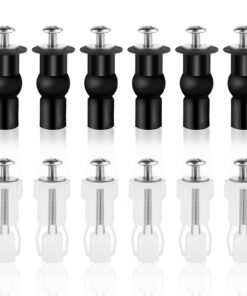 12 StkWC Sitz Befestigung von Oben - Universal Toilet Seat Replacement Parts - Für Toilettensitz Befestigungsbolzen