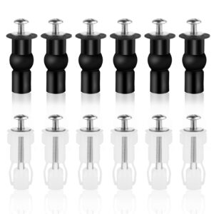 12 StkWC Sitz Befestigung von Oben - Universal Toilet Seat Replacement Parts - Für Toilettensitz Befestigungsbolzen