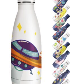 HoneyHolly Edelstahl Thermosflasche 350ml BPA-frei Auslaufsicher Vakuum Isolierte