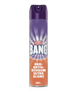 CILLIT BANG Aktivschaum Seifenreste & Glanz – Intensiv reinigend für Bad und Dusche – Kein Nachwischen nötig – 600 ml |