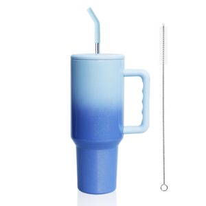 Thermobecher mit Griff und Stroh 40oz Superdosis Isolierung für Kaffee Wasser Geschenkideal