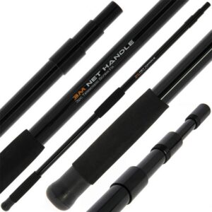 G8DS® Kescherstab 3m für Karpfenangeln und Hechtschleie Flexibel und stabil | G8DS® Teleskop Kescherstab 3m füre Karpfe