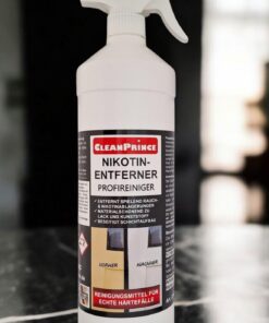 Cleanprince Nikotinreiniger | mit Sprühkopf | Autoreinigung Rußentferner 1 Liter