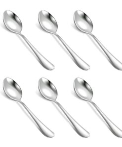 Kyraton Mini-Kaffeelöffel Edelstahl 14 cm 6 Stück Partys Hochzeiten
