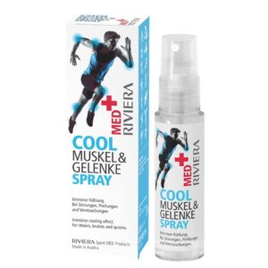 RIVIERA MED+ Cool Muskel & Gelenke Spray für aktive Menschen im Sommeraktionenzauberliches 30ml-Volumencoolendes Linderu