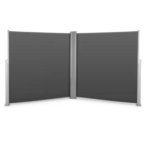 Blumfeldt Doppie 620 Seitenrolllisen – Sichtschutz und Sonnenschutz für dein outdoor Space, pro Seite 300x200cm, auszieh