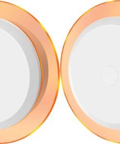 Northpoint 2er-Set LED Nachtlicht für Kinder mit Bewegungssensor, USB-Anschluss, drei Betriebsarten 1600K, rund