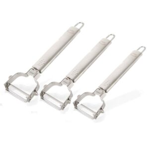 Gigant Multi Schäler 3er Set für Profis im Küche | Muxel Gemüse Spargel Peeler - robust und funktional | Gigant Multi S