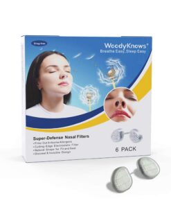 WoodyKnows Super-Defense-Nasenfilter, Schmal, Kombiniertes Testpaket, 4 Stück