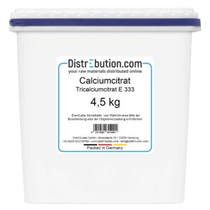 Calciumcitrat Pulver Lebensmittelqualität für Muskelaufbau und Knochengesundheit 4 kg