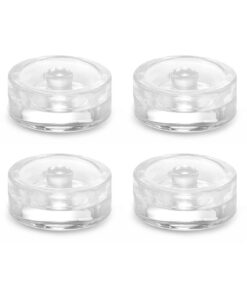 4er Glas Fermentiergewichte Ø7cm für Sauerkraut Kimchi Pickles