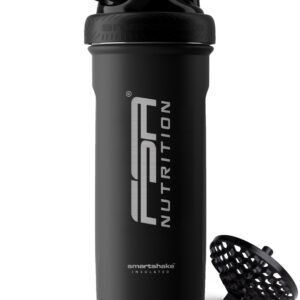 FSA Nutrition Edelstahl Protein Shaker Isoliert 6h Kühlung - BPA Frei - für Eiweiss Shaker - 750 ml - Cremig ohne Kluppe