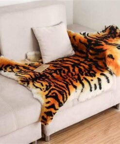 Tiger Area Rug Chic Style Leopard Skin Printed Rugs Soft Plush Eco-Friendly Fits Living Room Bed Room Couch Decor Austra