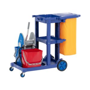 Ulsonix Reinigungswagen mit Presse 2-Wasserfester-Sack 200-kg Putzwagen Highest-Searched Keywords