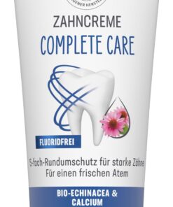 Lavera Zahncreme Fluoridfrei Vegan - 5-facher Schutz Bio Echinacea - 75 ml