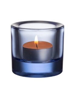 Iittala Kivi Windlicht 60 mm in Aqua - skandinavisches Design für den geschmackssophistizierten Hauseigenen im Outdoor-M