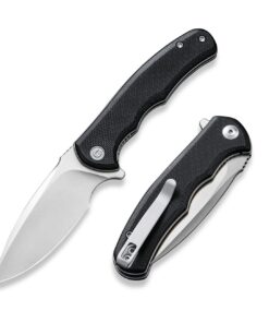 CIVIVI Mini Praxis-Klappmesser Schwarz 7,56 cm D2-Klinge G-10-Griff C18026C-2 CIVIVI Praxis-Klappmesser Schwarz 7,56 cm