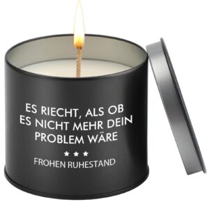 PRSTENLY Ruhestandsgeschenke für Männer, Glückwunsch zum Ruhestand Kerzenhalter Geschenke für Ihn, Abschiedsgeschenk Kol
