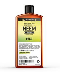 Neemöl Rein, Natürlich und Kaltgepresst - Mehrzweck-Öl für Garten, Pflanzen, Zuhause und Kosmetik - 150 ml
