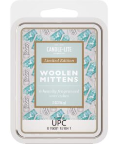 CANDLE-LITE Duftwachs Melts für Deine Duftlampe - Woolen Mittens (56g) - Kuscheliger Winterduft für Dein Zuhause - 6 Duf
