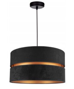 Hängelampe Serie N134 Schwarz für Wohnzimmer | Pendellampe E27 1-beleuchtet nach Serie N134 | Hängeleuchte N134-S Schwa
