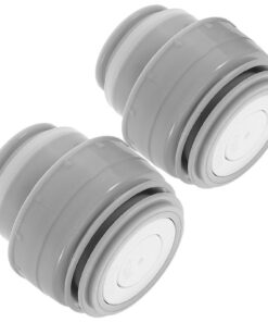 TOGEVAL Auslaufsicherer Thermobecherdichtung 2 Stück Edelstahl 45mm Outdoor und Sport dụng für Reisebecher