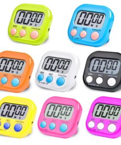 Digital Magnetisch Küchentimer 8 Stück Timer Stoppuhr Kochen Backen | Küchenwecker Digital Magnetisch 8 Stück Timer Sto