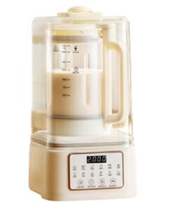 Milchbereiter auf Pflanzenbasis, 1750 ml, mit Warmhalte und Selbstreinigung – Sojamilchbereiter, Nussmilchbereiter, auto