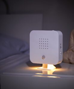 Northpoint Nature Sound Box - Vogelgeräusche mit Motion Sensor und Licht - Wiederaufladbar - Weiß - Winkel