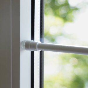 Klemmfix Flex Klemmstange 60-90 cm ausdrehbar für Tür und Fenster - ohne Bohren - weiß - praktisch und bequem